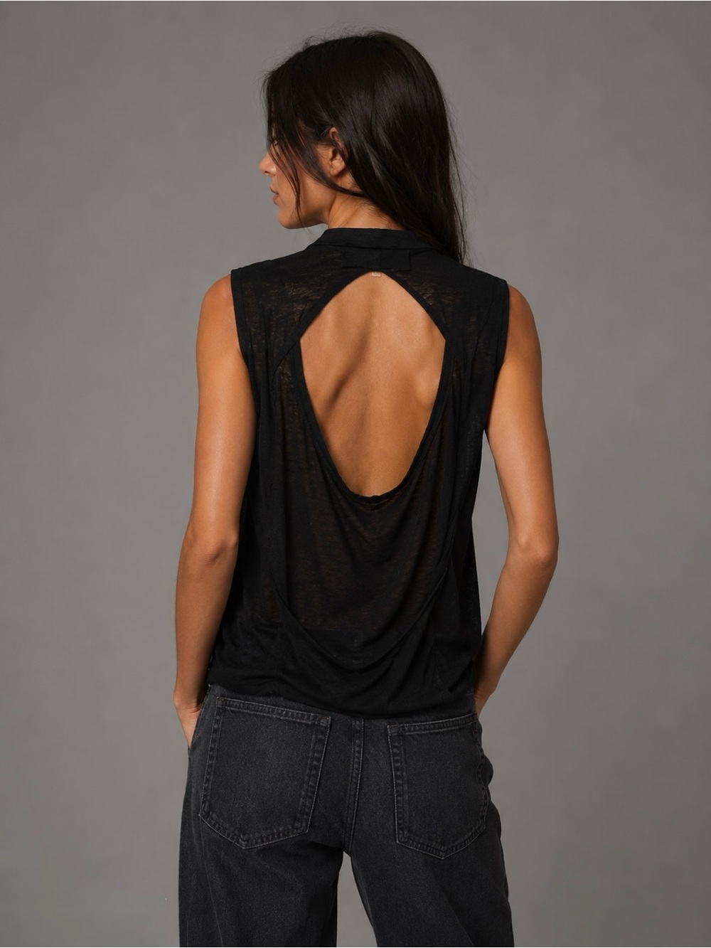 Soul Cycle Black Sleeveless Skull Muscle Tee - Picture 2 of 6